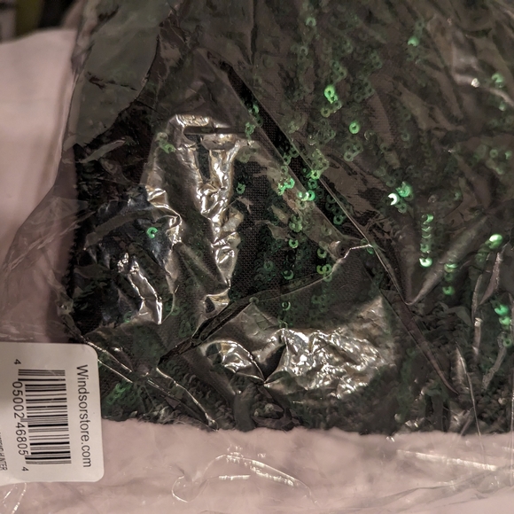 NWT Windsor Viviana Formal Sequin Green Black Mermaid Prom Homecoming Dress - Picture 6 of 6